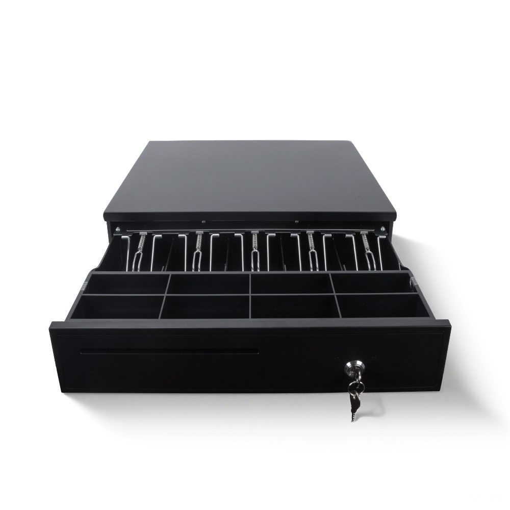 5 Bills 8 Coins Metal POS Cash Drawer with Hidden Cable Slot