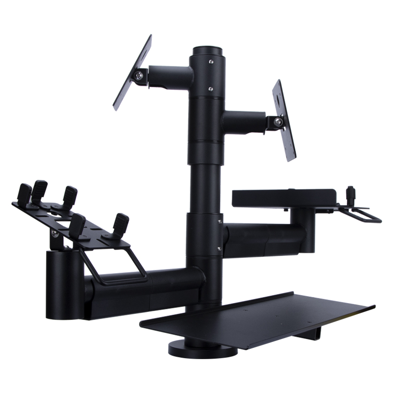 pos stand with keyboard